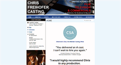 Desktop Screenshot of freihofercasting.com